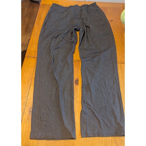 Lululemon Mens Straight Leg Athletic Pants Charcoal Gray Heathered 34x33.5 - Picture 3 of 9